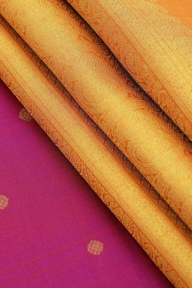 Purple Pure Silk Woven Kanjivaram Saree thumbnail image number null