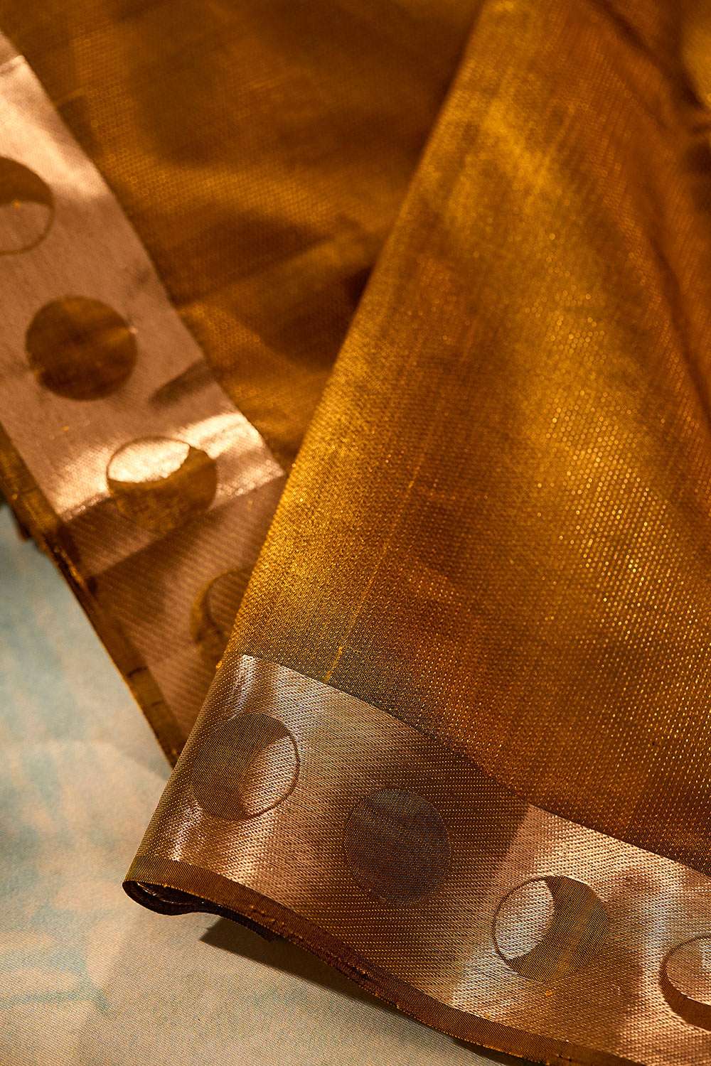 Yellow Woven Pure Soft Silk Saree image number null