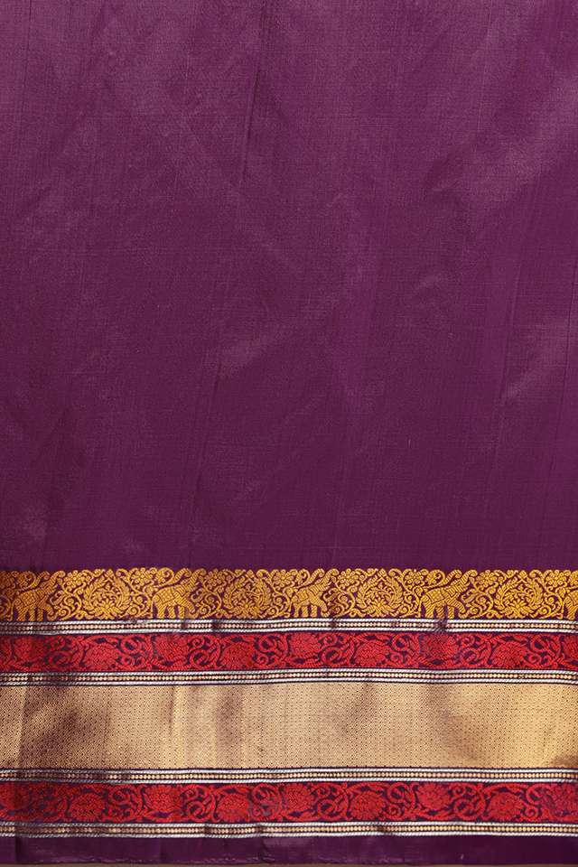 Red South Pure Silk Woven Saree thumbnail image number null