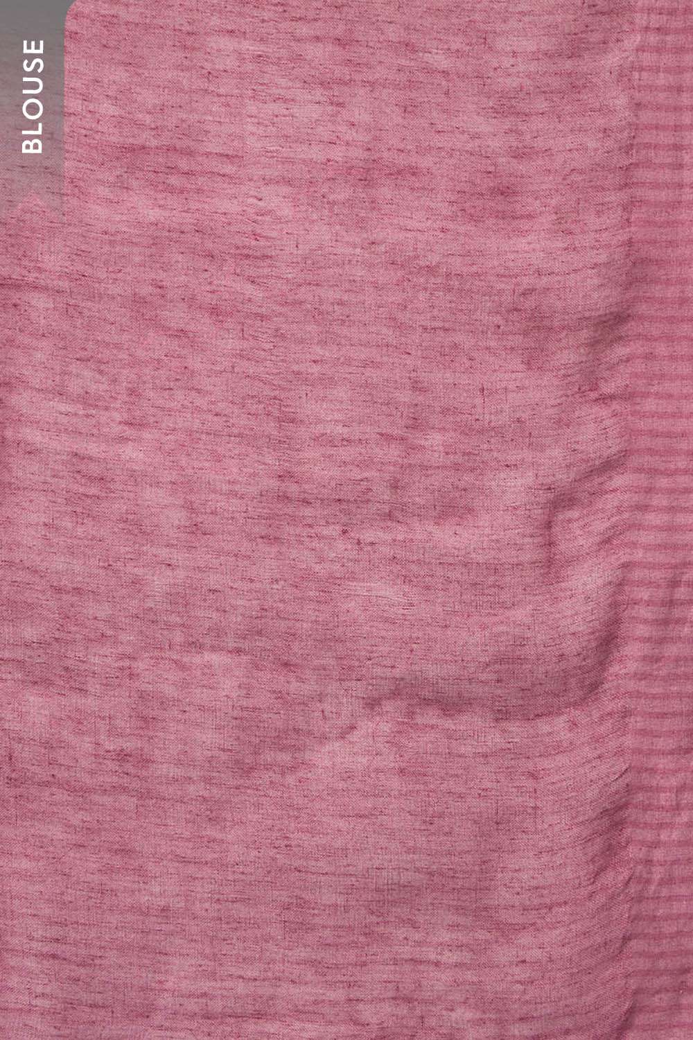 Off White Screen Printed Pure Linen Saree image number null