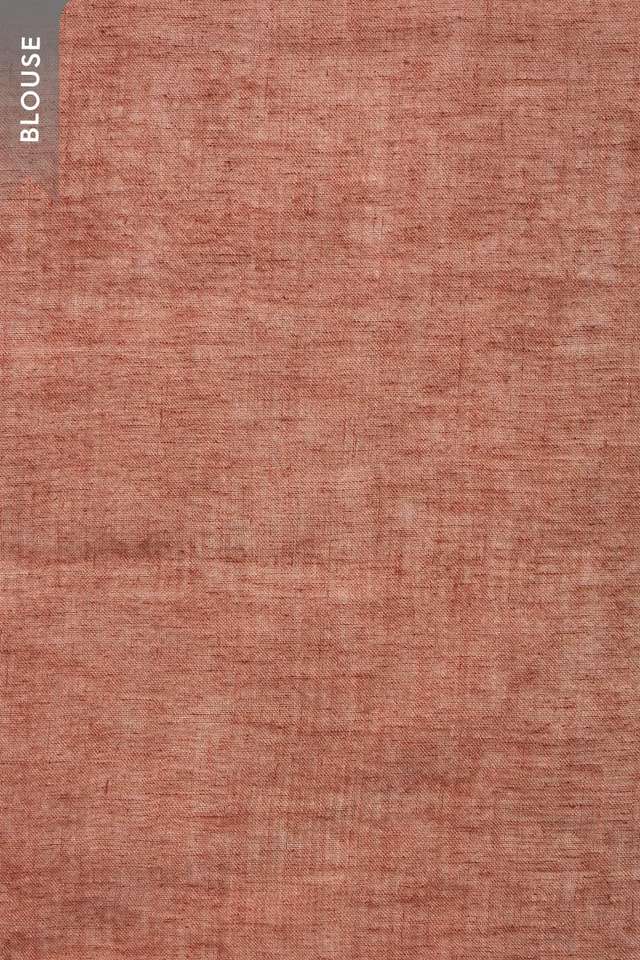 Pink Screen Printed Pure Linen Saree thumbnail image number null