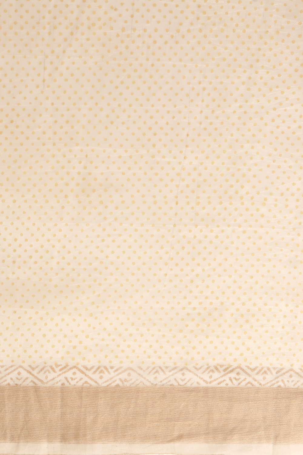 Off White Printed Embroidery Silk Tencel Bengali Saree image number null