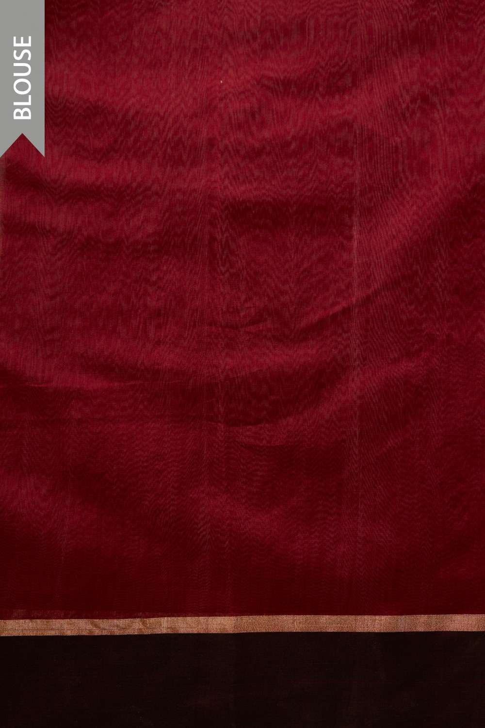 Red Woven Pure Silk Cotton Chanderi Saree image number null
