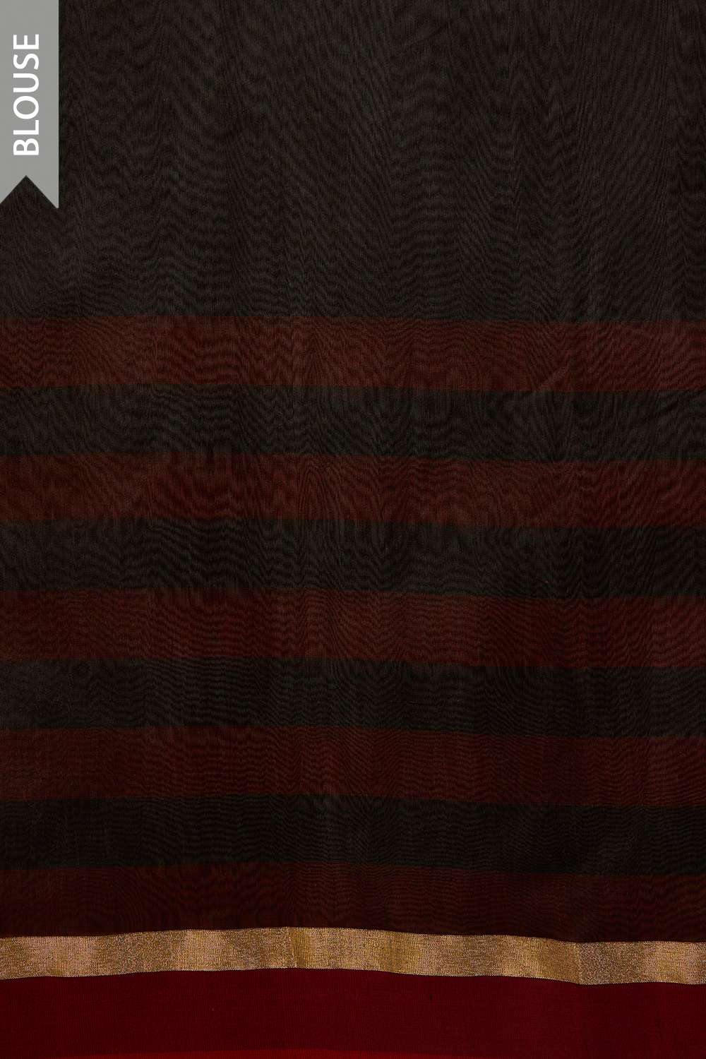 Black Woven Pure Silk Cotton Chanderi Saree image number null