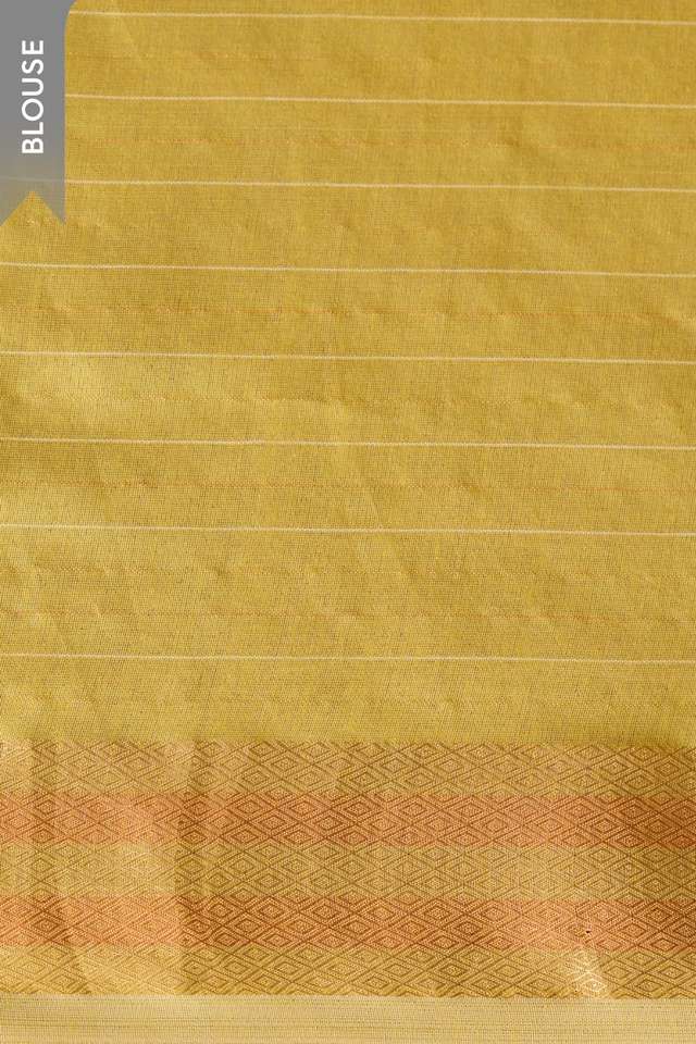 Yellow Bhagalpur Woven Silk Viscose Saree thumbnail image number null