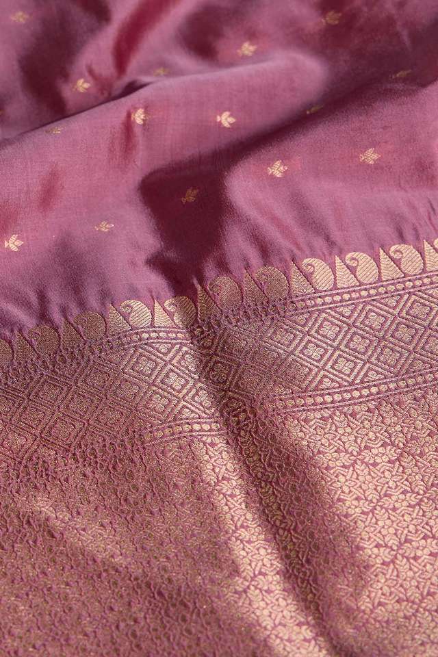 Pink Silk Viscose Cutwork Saree thumbnail image number null