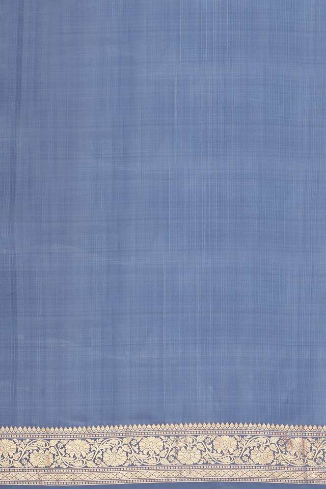 Dark Blue Silk Viscose Woven Saree thumbnail image number null