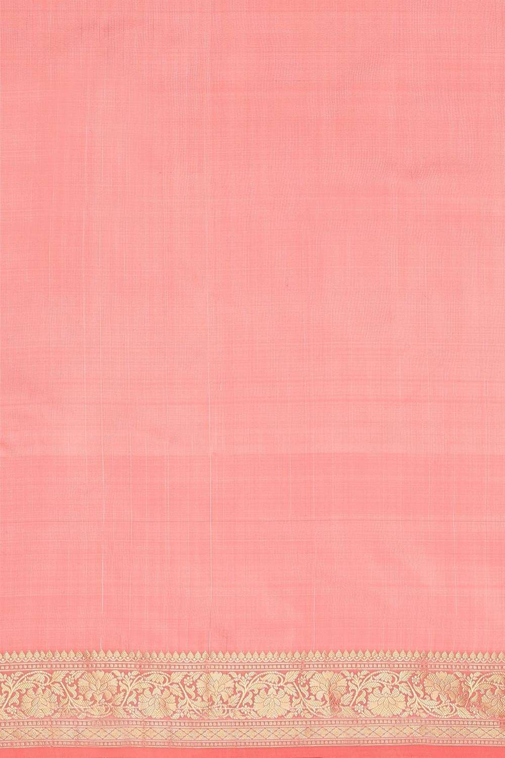 Pink Silk Viscose Woven Saree image number null