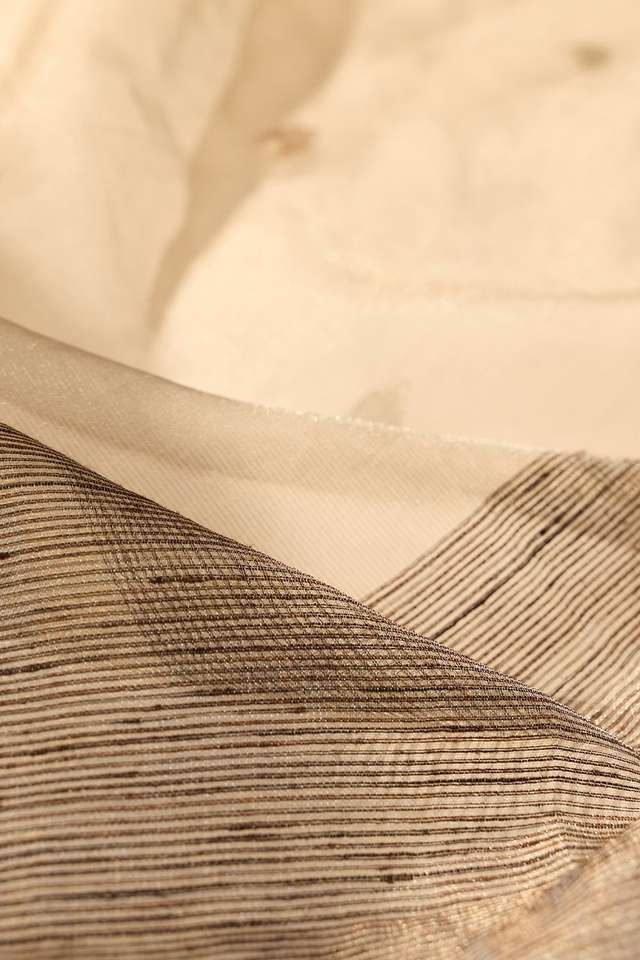 Grey Bengal Pure Silk Tissue Jamdani Saree thumbnail image number null