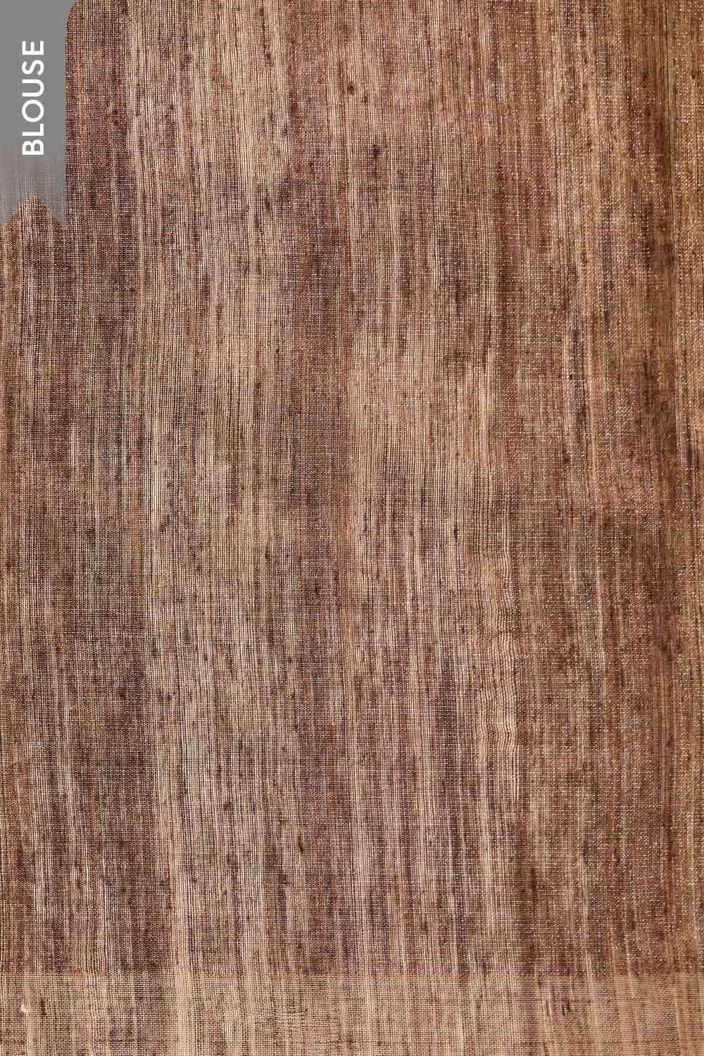 Grey Bengal Pure Silk Tissue Jamdani Saree image number null