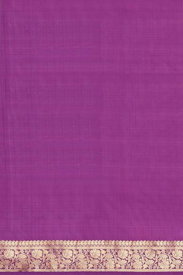 Dark Violet Silk Viscose Woven Saree thumbnail image number null