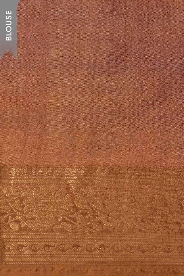 Brown Silk Viscose Cutwork Banaras  Saree thumbnail image number null