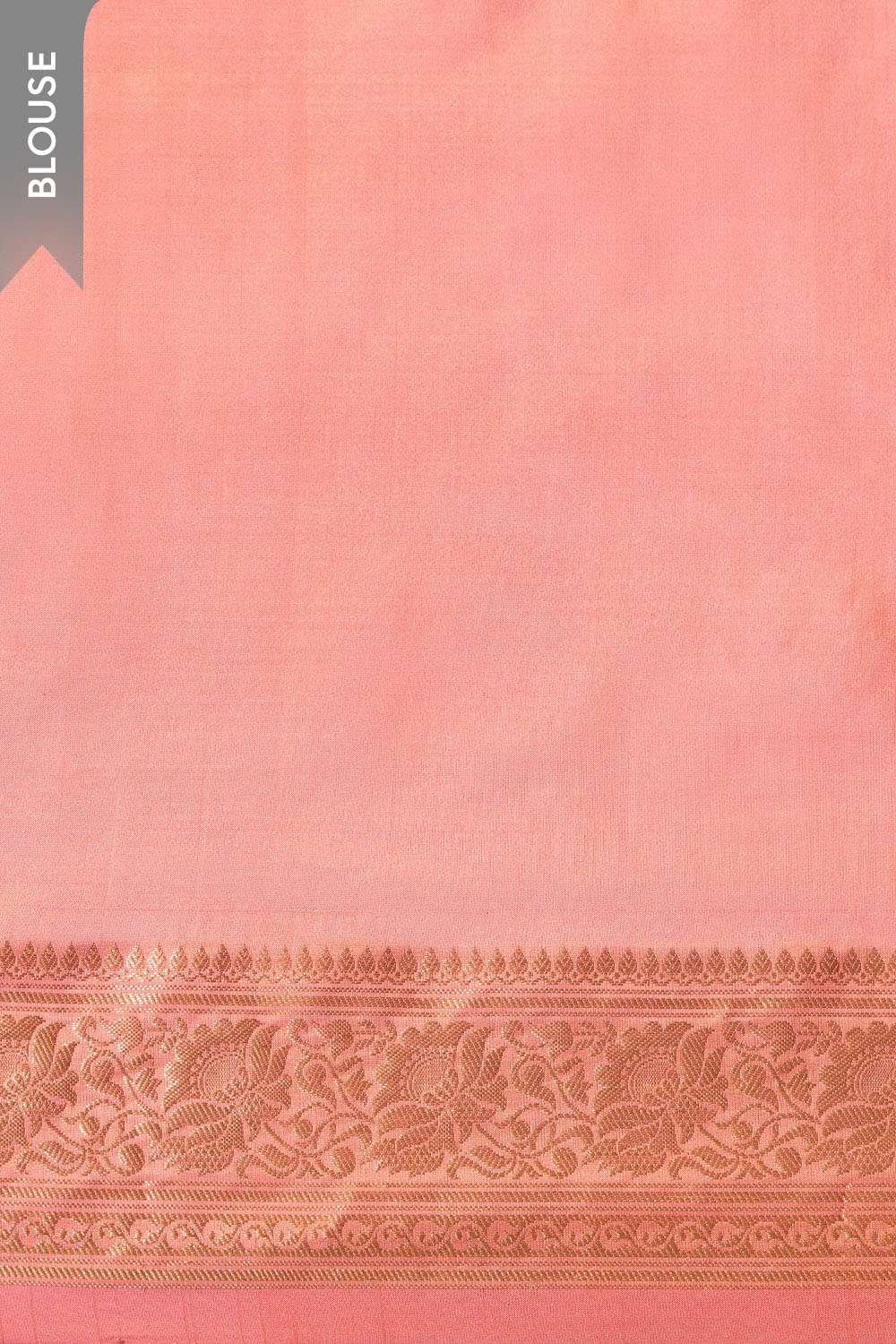 Pink Silk Viscose Cutwork Banaras  Saree image number null