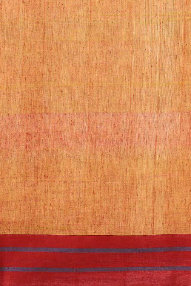 Yellow Pure Khadi Cotton Ponduru Jamdani Saree thumbnail image number null
