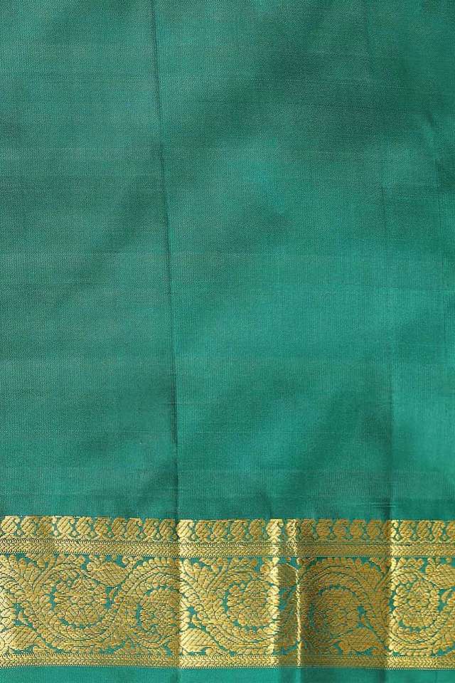 Green Pure Silk Kanjivaram Saree thumbnail image number null