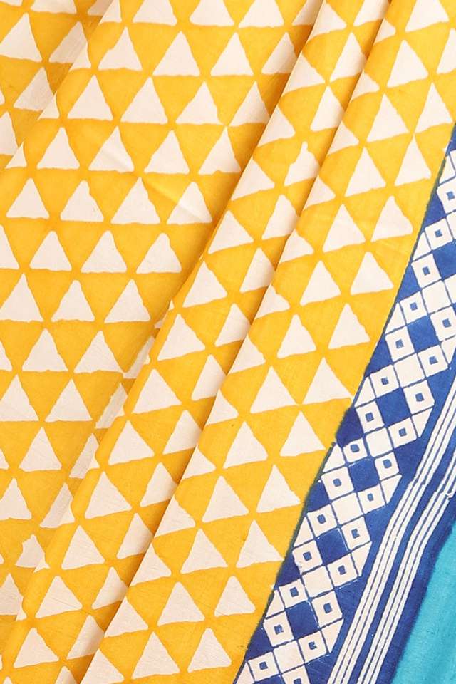 Multicolored Pure Silk Printed Saree thumbnail image number null