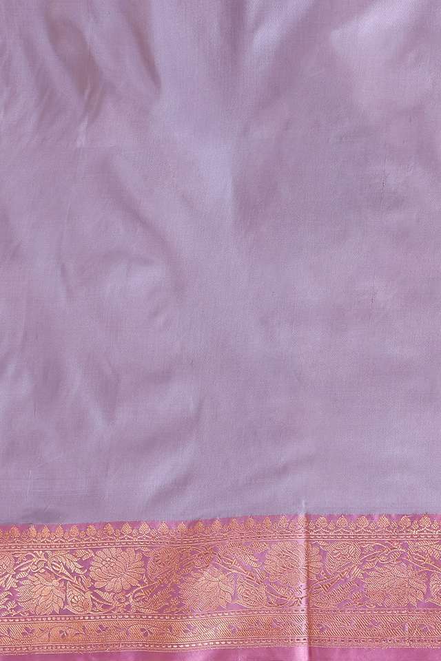 Grey Pure Silk Banarasi Saree thumbnail image number null