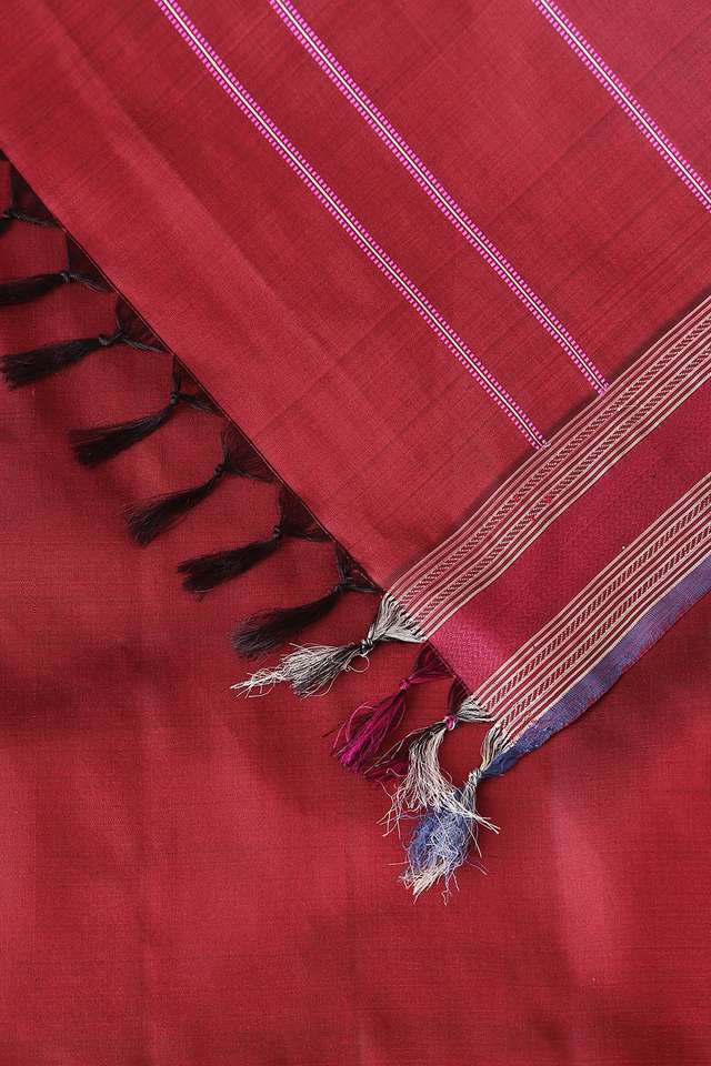 Brown Pure Silk Kanjivaram Saree thumbnail image number null