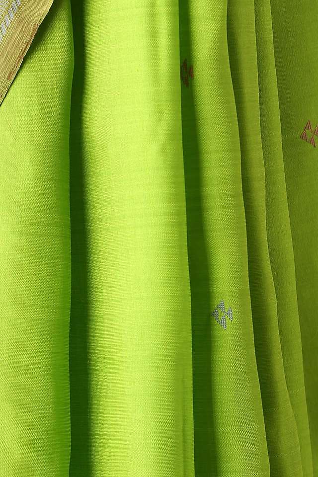 Light Green Pure Silk Kanjivaram Saree thumbnail image number null