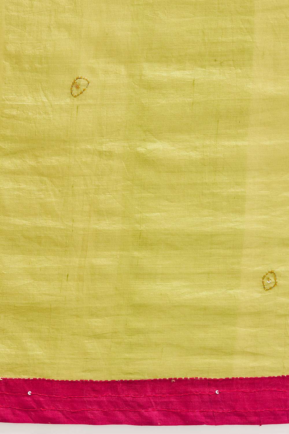 Green Pure Silk Hand Paint Saree image number null
