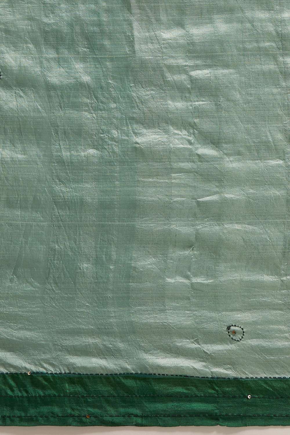 Light Green Pure Silk Hand Paint Saree image number null