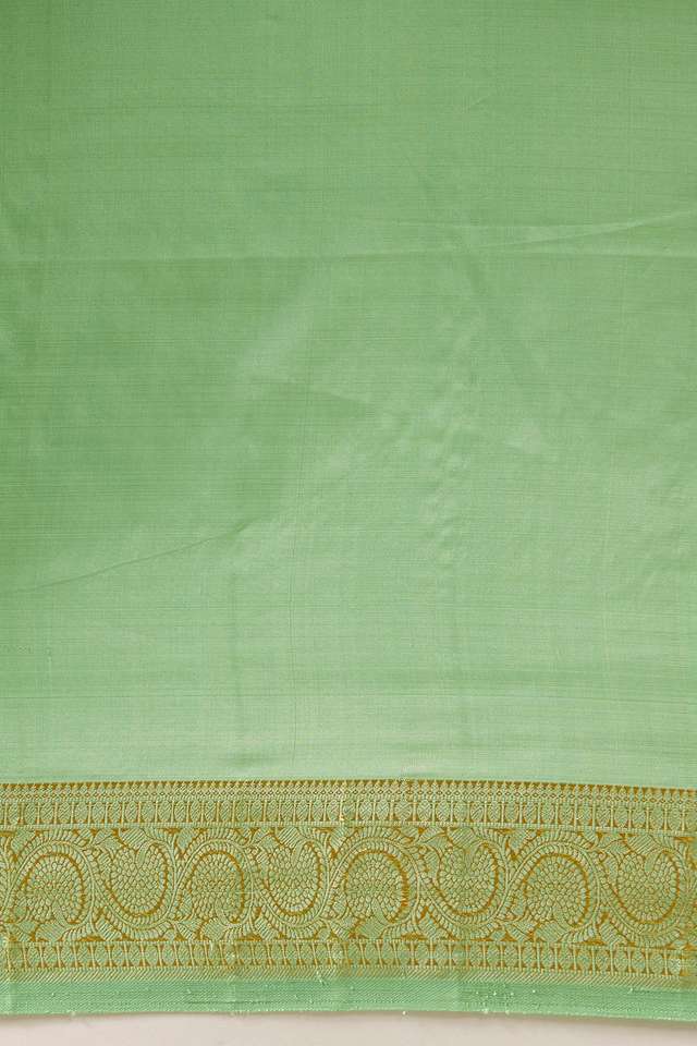 Gold Woven Pure Organza Tissue Kanjivaram Saree thumbnail image number null