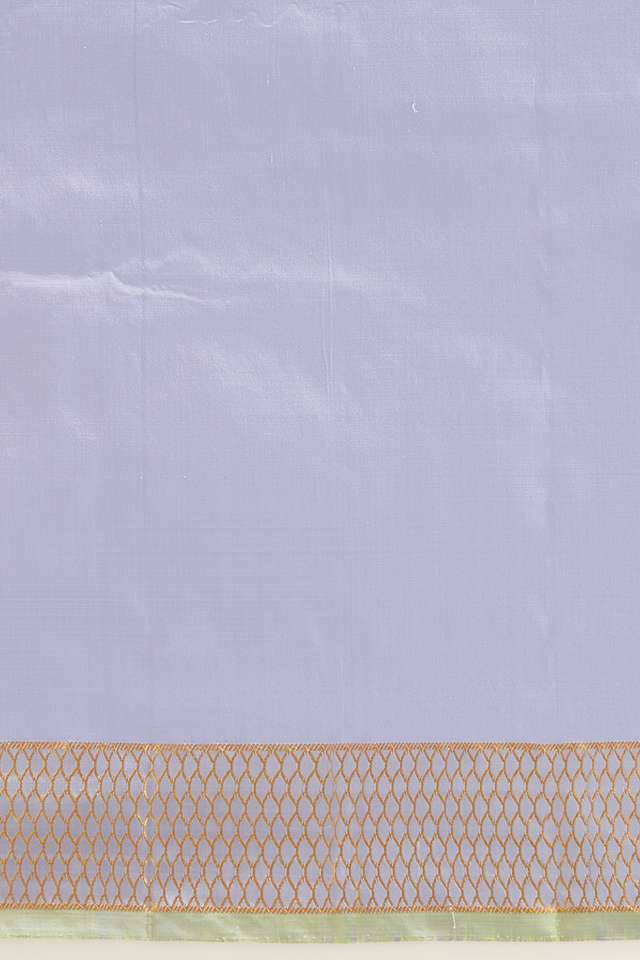 Light Violet Pure Tissue Organza Kanjivaram Saree thumbnail image number null
