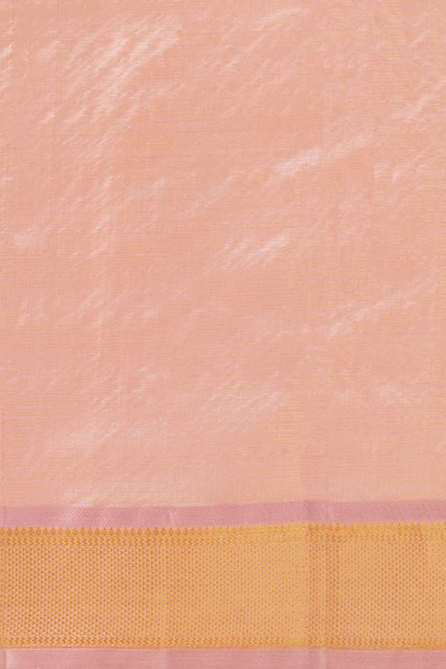 Dark Pink Pure Organza Kanjivaram Saree thumbnail image number null