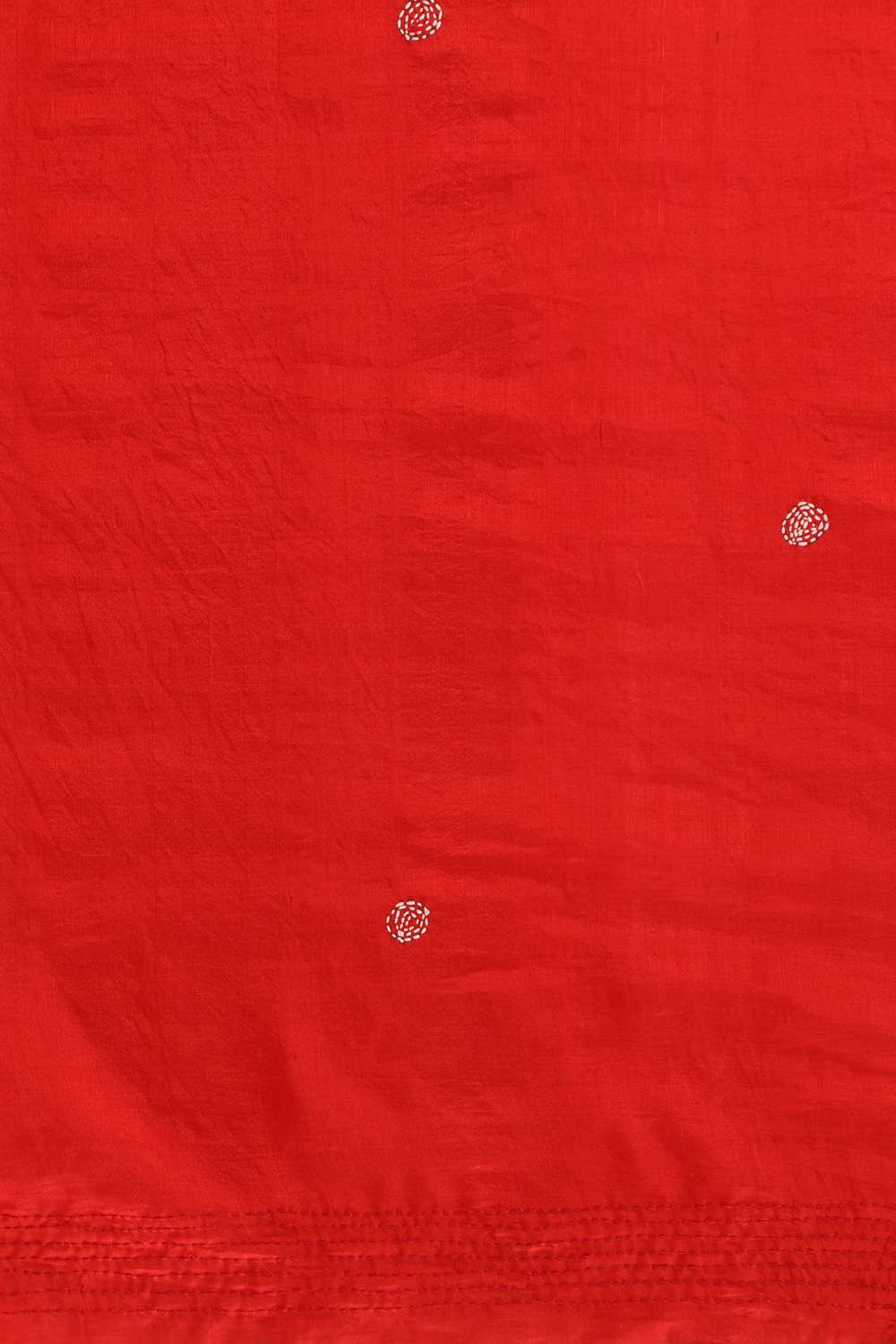 White Murshidabad Pure Silk Hand Painted Saree image number null