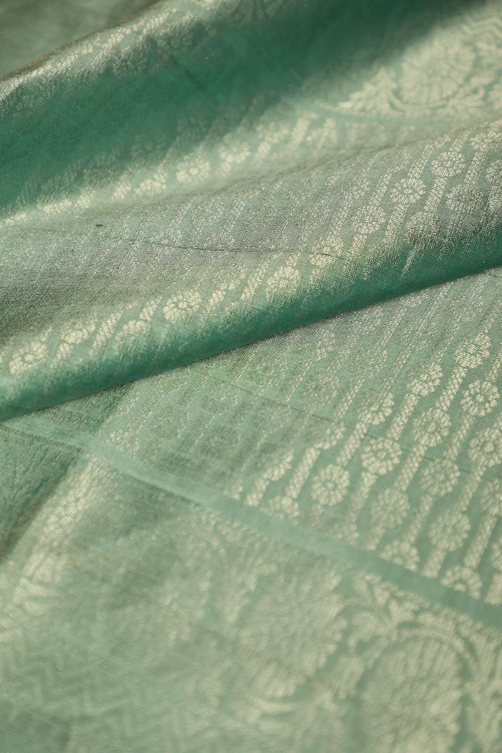 Green South Pure Silk Woven Saree image number null