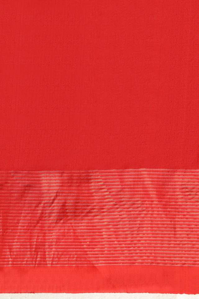 Off White Pure Silk Woven Bengali Saree thumbnail image number null