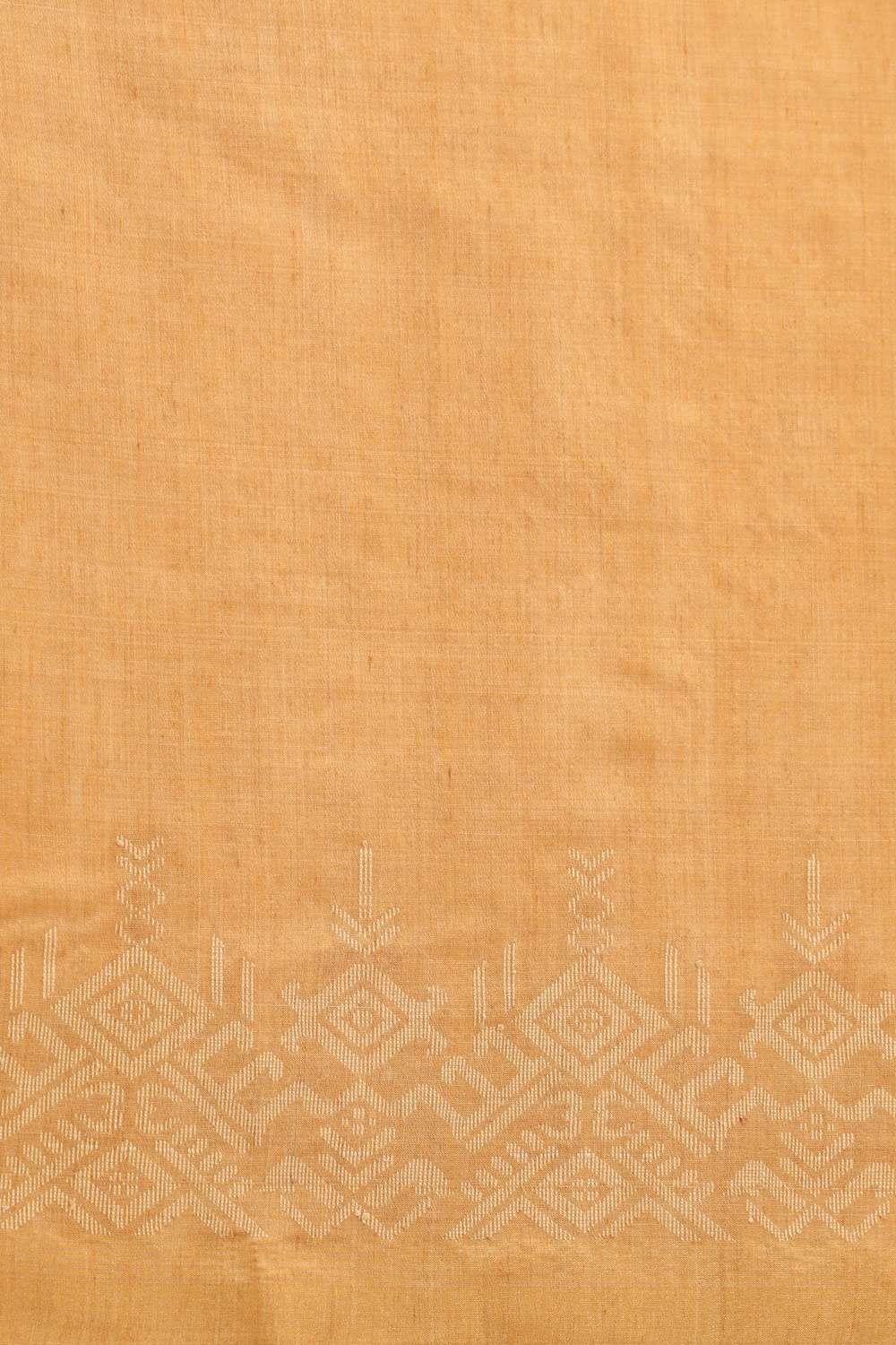 Yellow Chattisgarh Pure Tussar Silk Woven Saree image number null