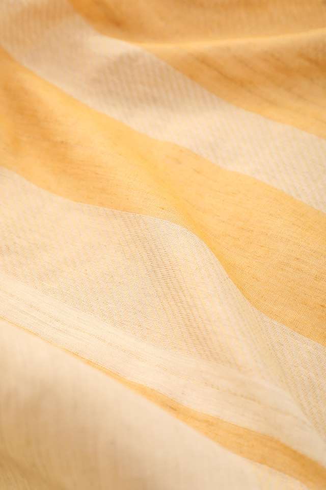 Beige Chattisgarh Pure Tussar Silk Woven Saree thumbnail image number null