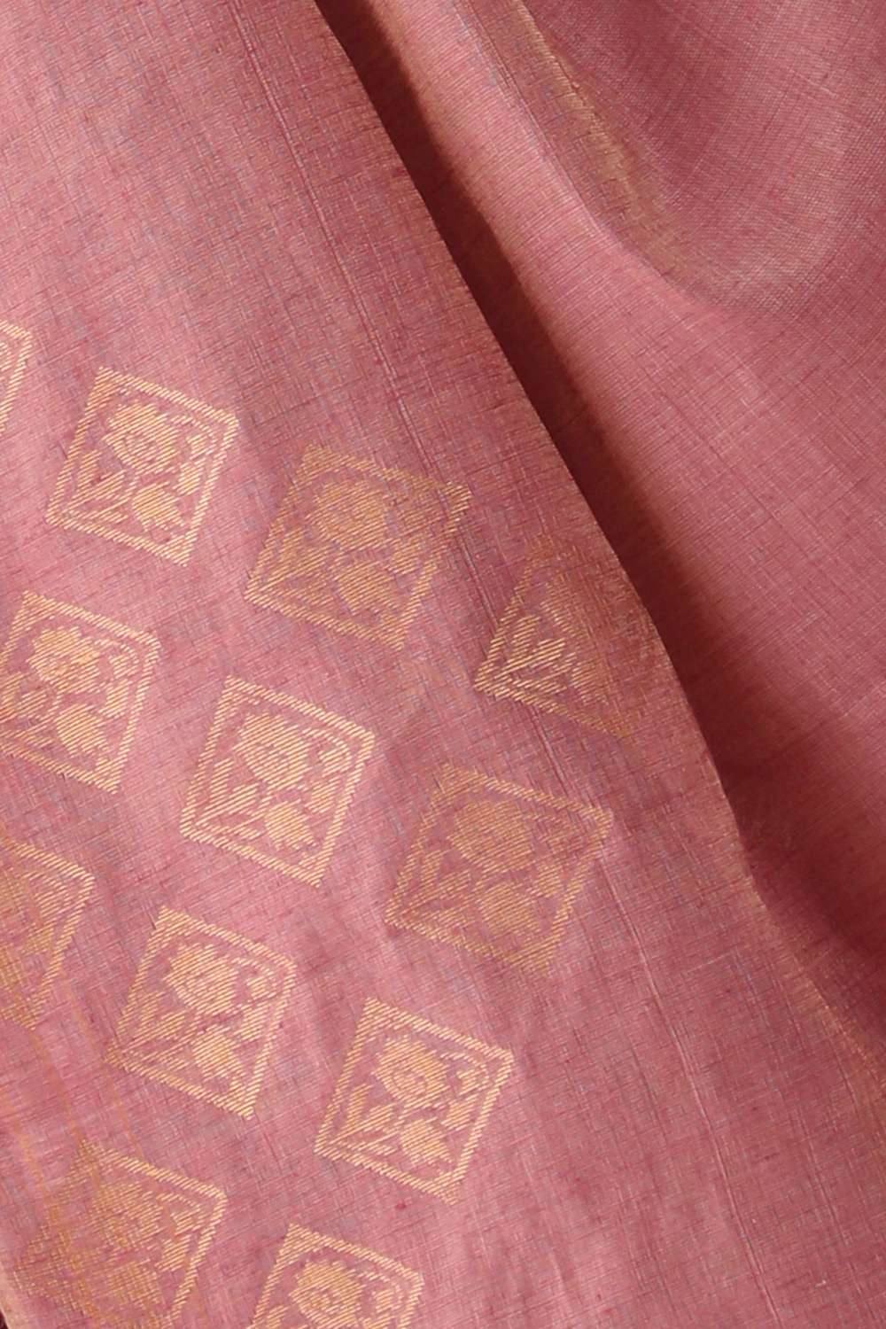 Light Violet Chattisgarh Pure Silk Tissue Woven Saree image number null
