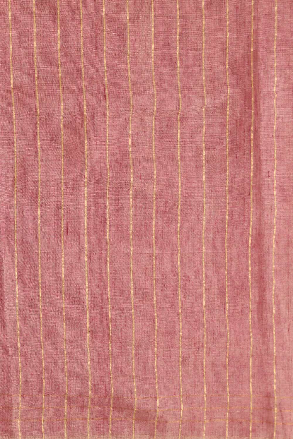 Light Violet Chattisgarh Pure Silk Tissue Woven Saree image number null
