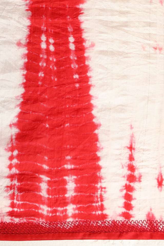 Off White Bengali Pure Silk Kantha Embroidery Saree thumbnail image number null