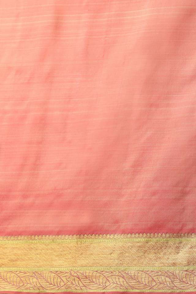 Yellow Woven Pure Silk Kanjivaram Saree thumbnail image number null