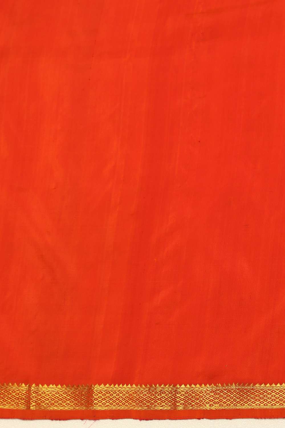Orange Woven Pure Silk Kanjivaram Saree image number null