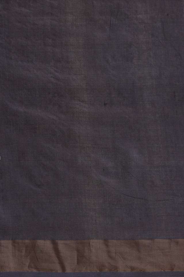 Dark Blue Contemporary Pure Tussar Silk Hand Painted Saree thumbnail image number null