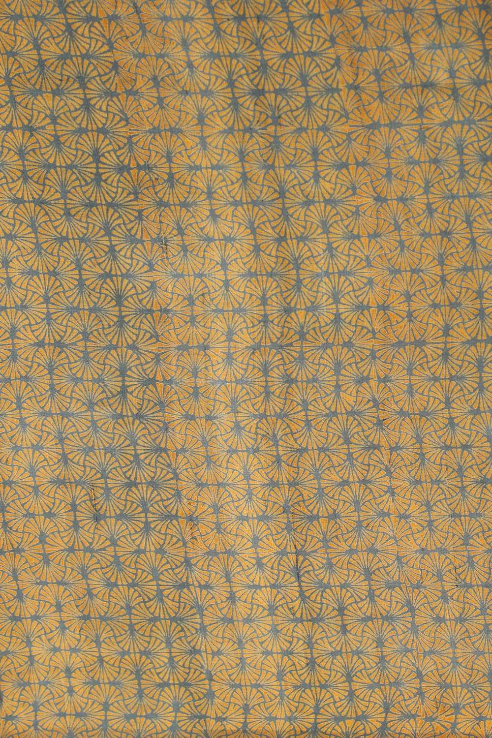 Blue Pure Silk Hand Painted Saree image number null