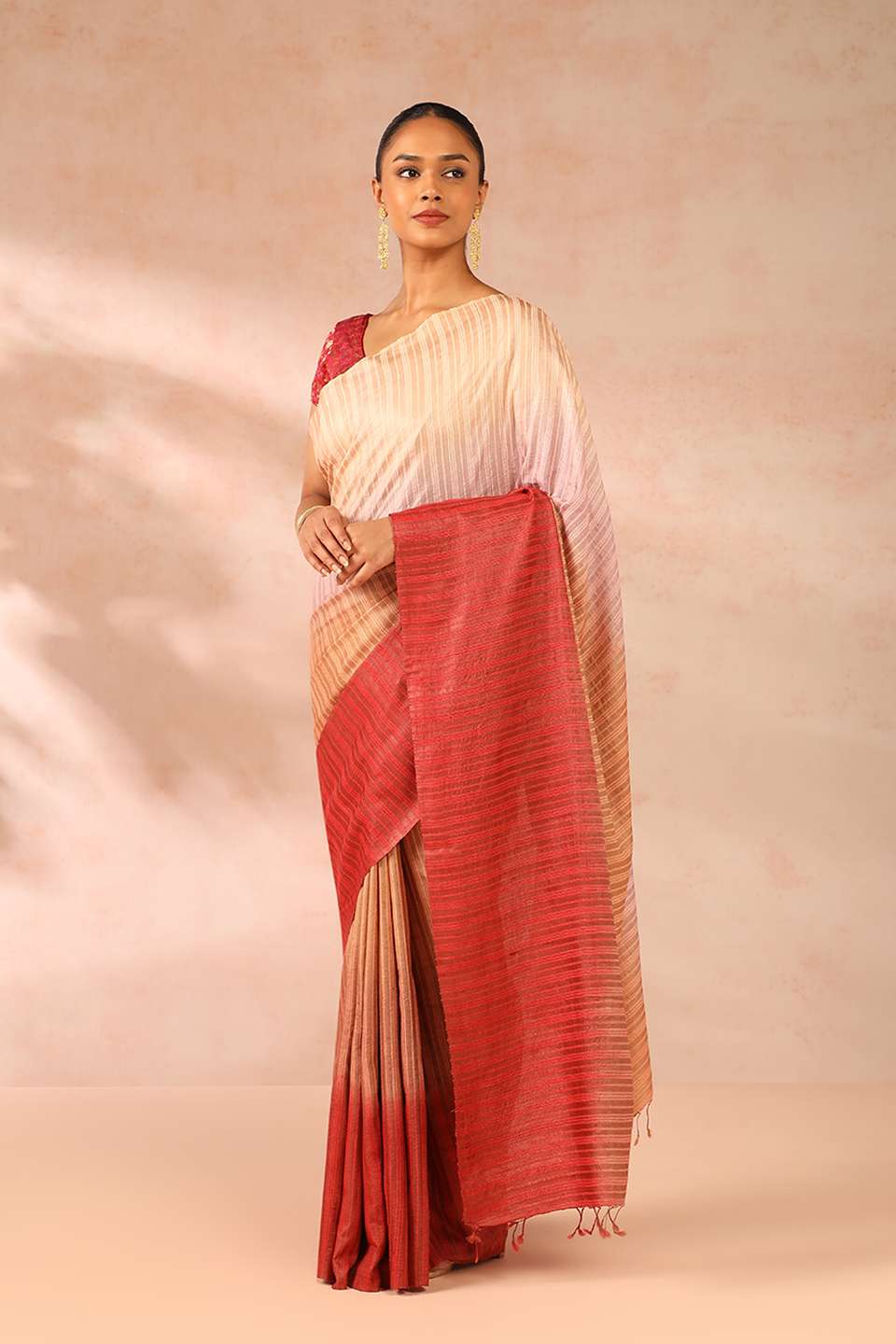 Multicoloured Woven Chattisgarh Pure Tussar Silk Saree