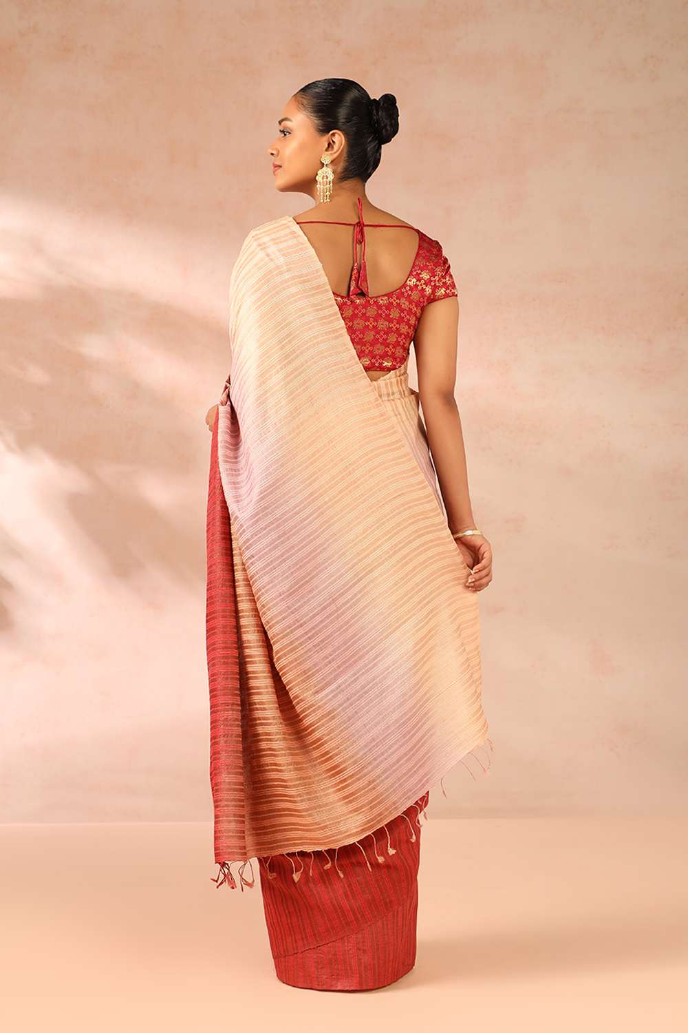 Multicoloured Woven Chattisgarh Pure Tussar Silk Saree image number null