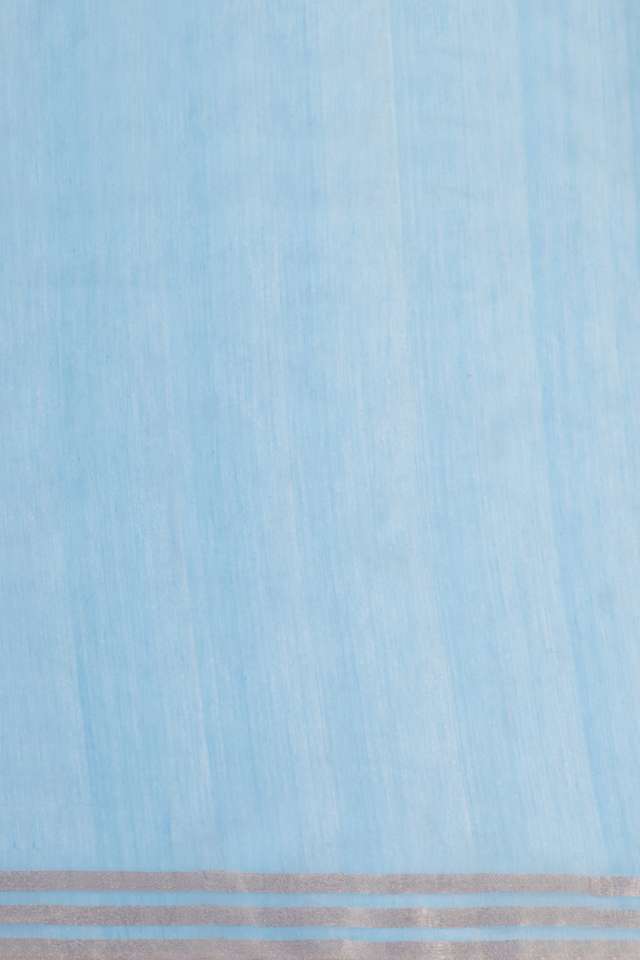 Blue Woven Pure Silk Cotton Chanderi Saree thumbnail image number null