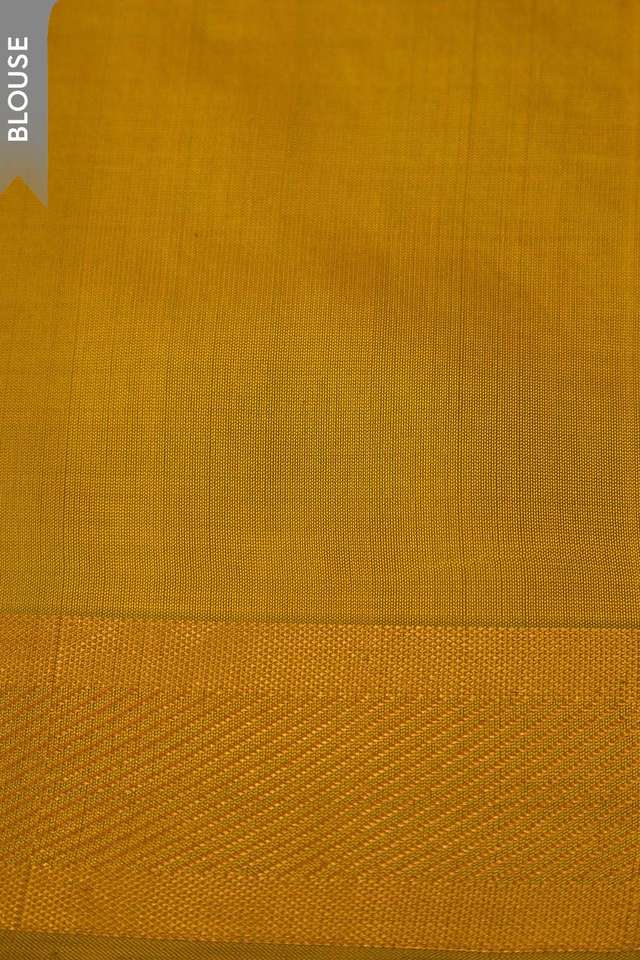 Orange Woven Pure Silk Saree thumbnail image number null