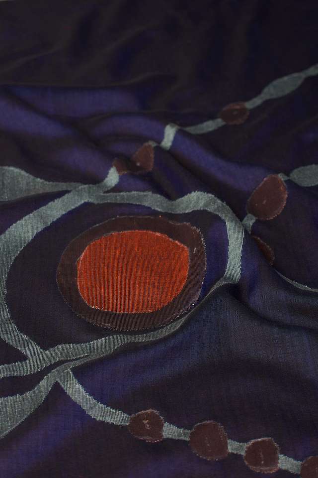 Blue Bengal Pure Cotton Jamdani Saree thumbnail image number null