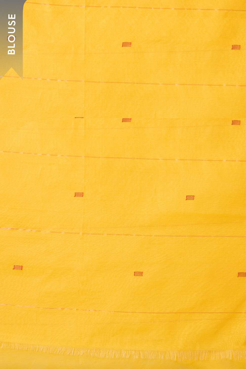 Yellow Bengal Pure Silk Cotton Jamdani Saree image number null