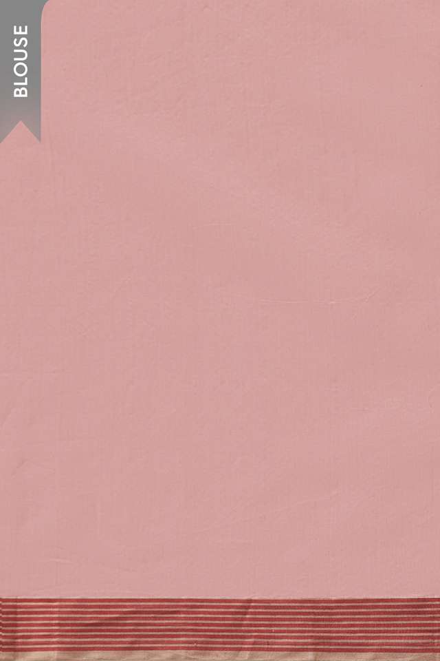 Pink Pure Silk Cotton Eknaliya Chanderi Saree thumbnail image number null