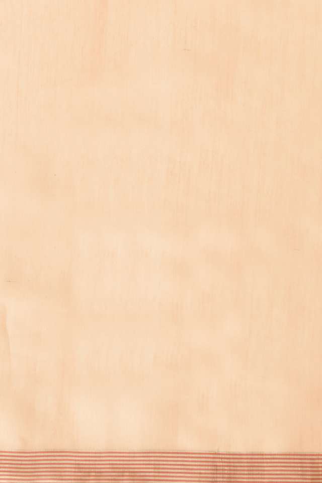 Peach Woven Pure Silk Cotton Chanderi Saree thumbnail image number null