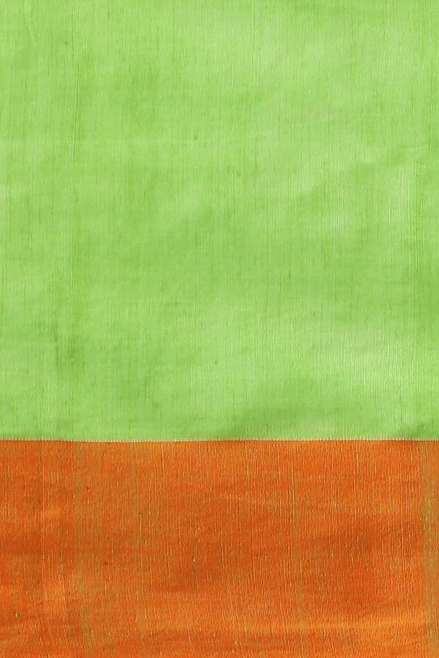 Green Pure Cotton Jamdani Saree thumbnail image number null