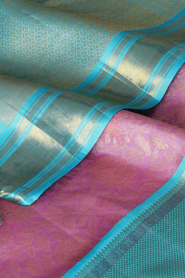 Light Pink Pure Silk Kanjivaram Saree thumbnail image number null
